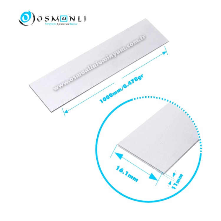 Alüminyum Lama 16.1x11mm